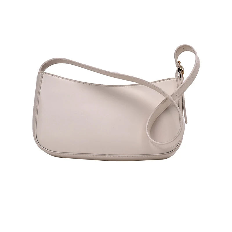 Vintage PU Leather Underarm Shoulder Bag