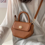 Women's Small Tote Bag PU Leather Handbag