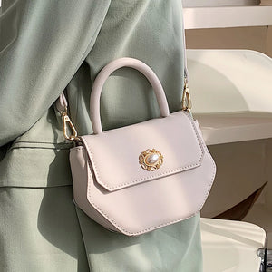 Women's Small Tote Bag PU Leather Handbag