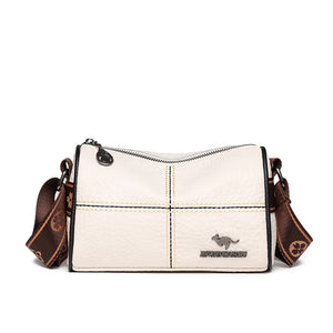Soft Leather Crossbody Bag for Women Lady Tote Sac