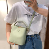 Soft Pu Leather Crossbody Shoulder Handbag Women's Winter Purse Messenger Bag