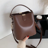 Soft Pu Leather Crossbody Shoulder Handbag Women's Winter Purse Messenger Bag