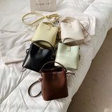 Soft Pu Leather Crossbody Shoulder Handbag Women's Winter Purse Messenger Bag
