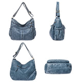 Vintage Leather Women's Shoulder Bag Crossbody Purse Messenger Hobo Bag