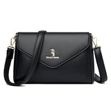 Solid Square Shoulder Bags Women's Handbag Small Flap Messenger Bag