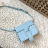 Solid Suture PU Leather Crossbody Bags For Women Small Shoulder Handbags