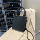 Women's Solid Top-handle Crossbody Bag Pu Leather Large Purse Shoulder Bag