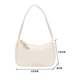 Solid Totes Bags For Women Vintage Handbag Casual Retro Mini Shoulder Bag