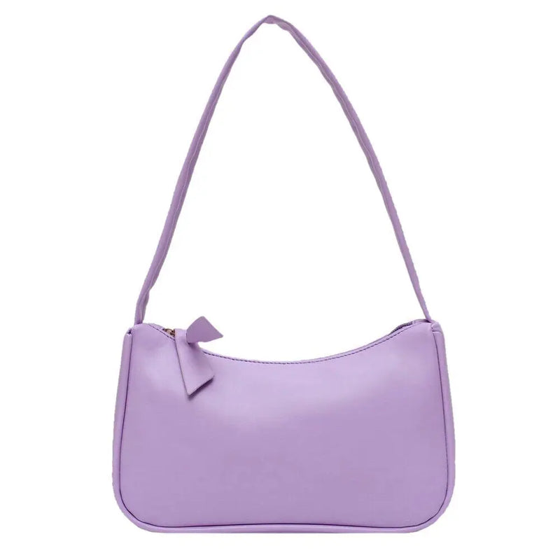 Solid Totes Bags For Women Vintage Handbag Casual Retro Mini Shoulder Bag