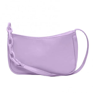 Retro Casual Chain Bag Faux Leather Handbag for Women