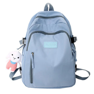 Waterproof Unisex Laptop School Backpack for Teenage Girl