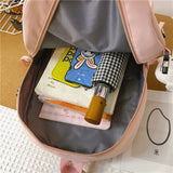 Waterproof Unisex Laptop School Backpack for Teenage Girl