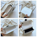Vintage PU Leather Shoulder Bag for Women Crossbody Handbag Purse Tote