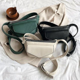 Women's Leather Crossbody Waist Bag for Travel
