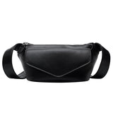 Women's Leather Crossbody Waist Bag for Travel