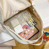 Waterproof Nylon Women Backpack Multi-Pocket Travel Rucksack Schoolbag