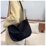 Waterproof Nylon Women's Crossbody Bag - Solid Shoulder Bag