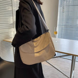Waterproof Nylon Women's Crossbody Bag - Solid Shoulder Bag
