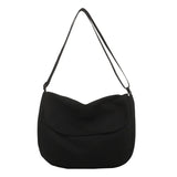 Waterproof Nylon Women's Crossbody Bag - Solid Shoulder Bag