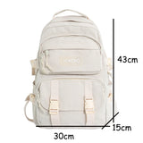 Waterproof Nylon Backpack for Teens Girls