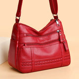 Solid Women Messenger Bags Sheepskin Diagonal Cross Bag Youth Casual