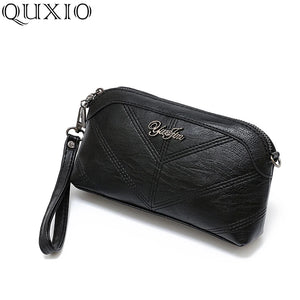 Solid PU Leather Shoulder Bag Small Crossbody Bag For Women Ladies Daily Wallet
