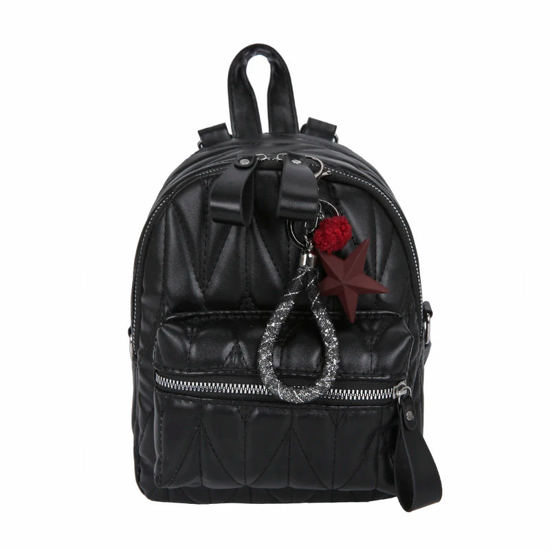 Stylish Women PU Leather Backpack School Travel Bags Lady Shoulder Crossbody Bag