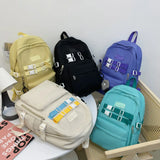 Waterproof Nylon Backpack for School Girls