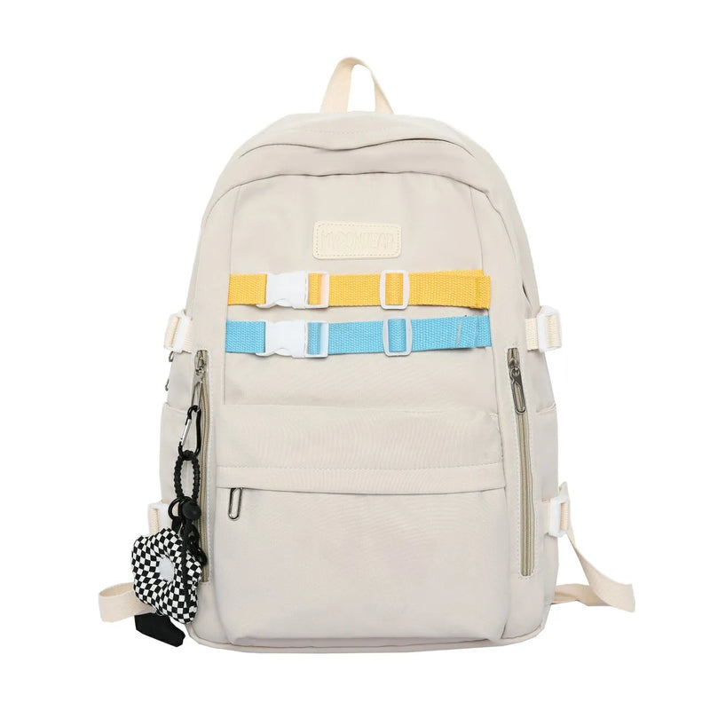 Waterproof Nylon Backpack for School Girls