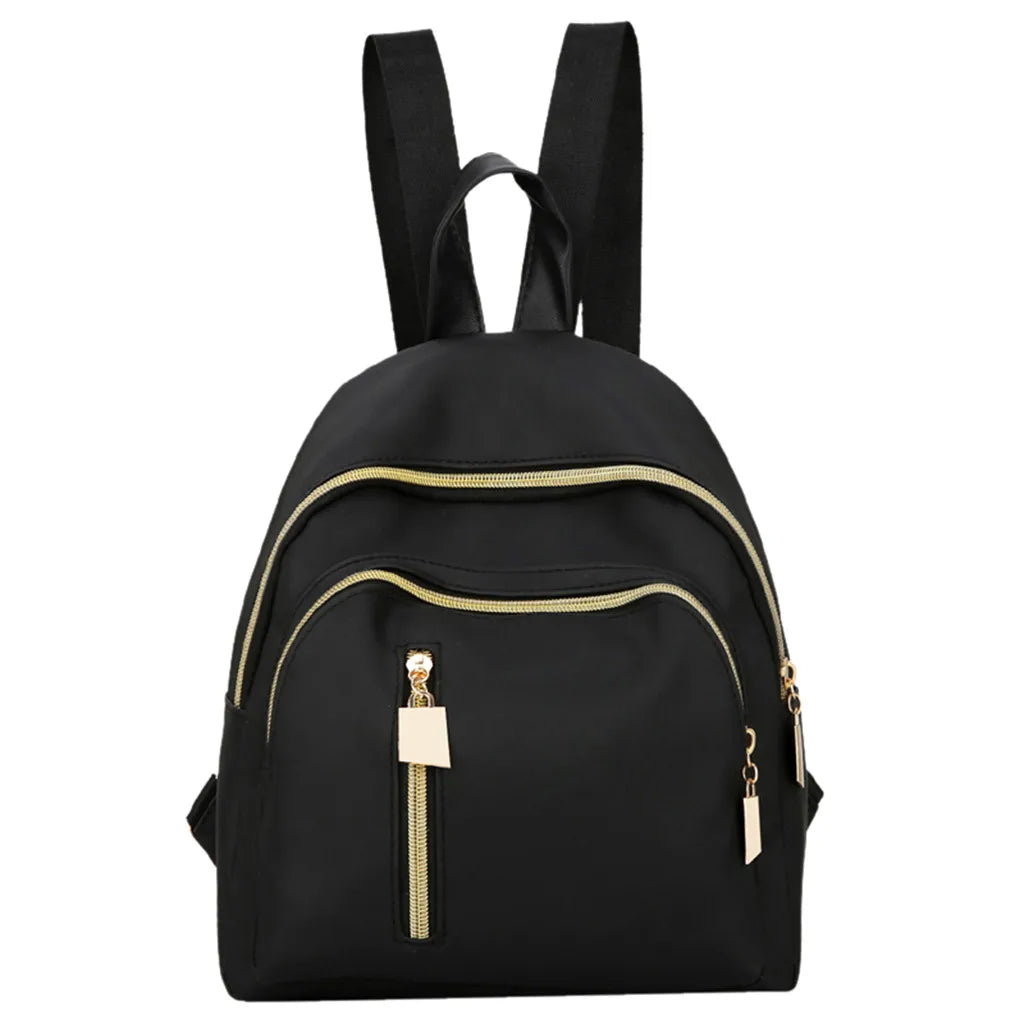 Vintage Multi-Pocket Canvas Double Shoulder Bag