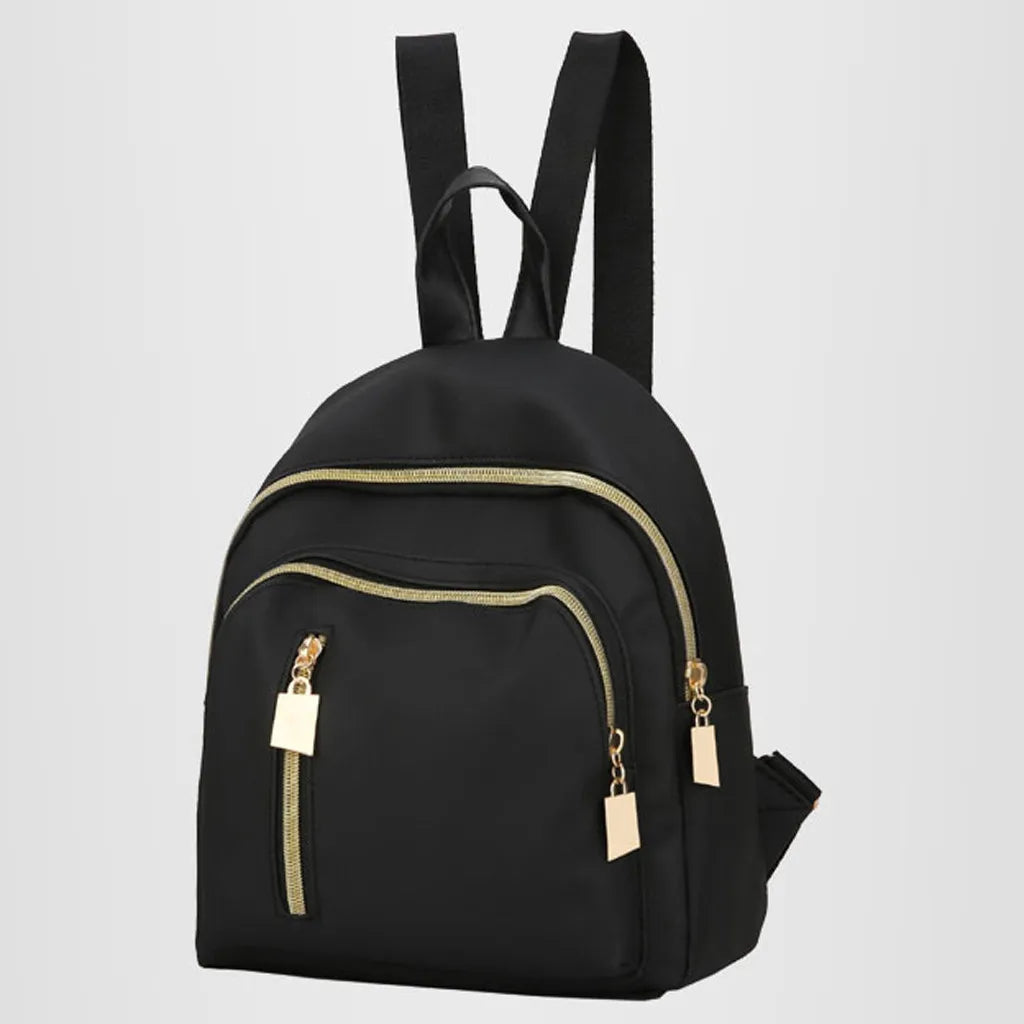 Vintage Multi-Pocket Canvas Double Shoulder Bag