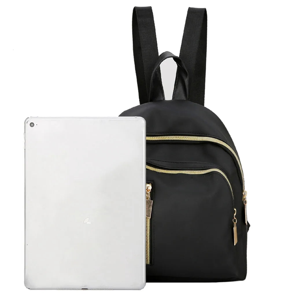 Vintage Multi-Pocket Canvas Double Shoulder Bag
