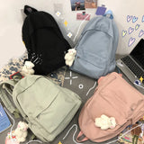 Teenage Girl Waterproof Nylon Backpack