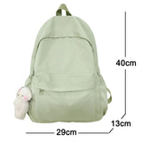 Teenage Girl Waterproof Nylon Backpack