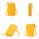 Solid Women's Mini Crossbody Bag Cell Phone Shoulder Messenger Clutch