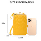 Solid Women's Mini Crossbody Bag Cell Phone Shoulder Messenger Clutch