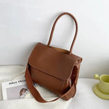 Solid Women's Shoulder Bag Large Capacity Tote Bag