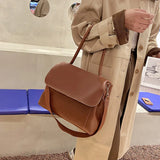 Solid Women's Shoulder Bag Large Capacity Tote Bag