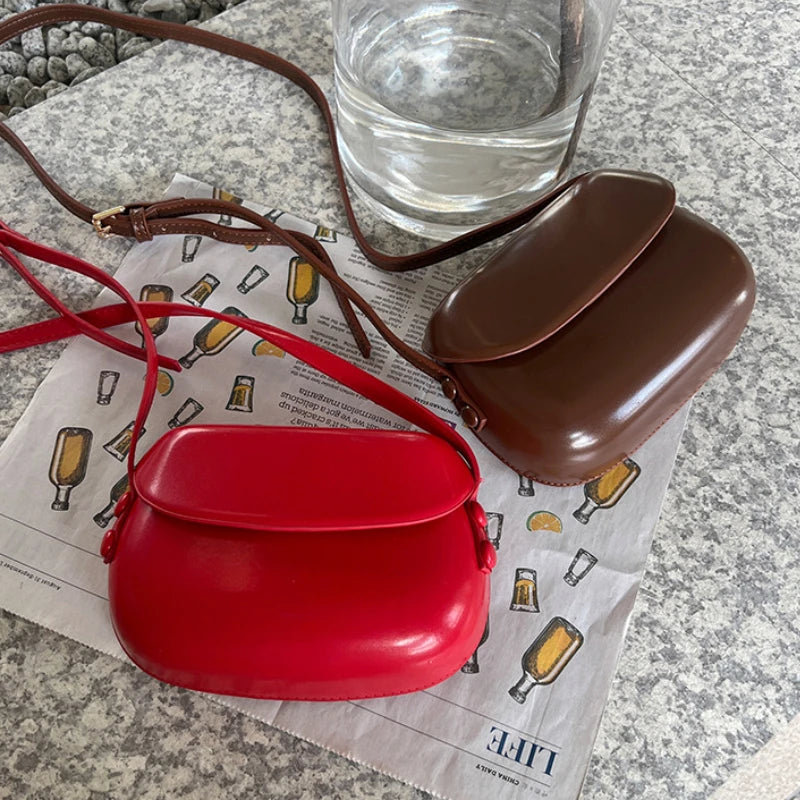 Solid Women's Shoulder Crossbody Bag Vintage Female Handbag