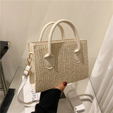 Solid Small Square Bag for Girl Women's Shoulder Bag