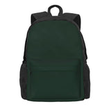 Dark Green Backpack for Men and Women - School Bag