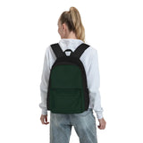 Dark Green Backpack for Men and Women - School Bag