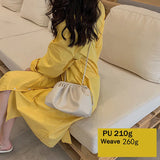 Fashion Weave PU Leather Shoulder Bag for Women