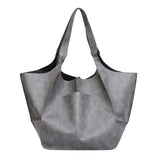 European American Style Leather Shoulder Bag for Women