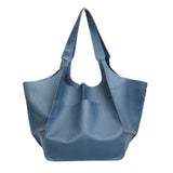 European American Style Leather Shoulder Bag for Women