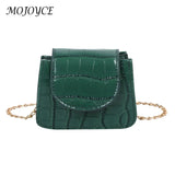 Retro Small Crossbody Purse Solid Flip Shoulder Totes Chain Flap Ladies