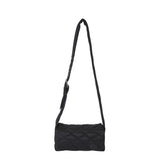 Green Shoulder Bag Rhombus Embroidered Canvas Messenger Bag