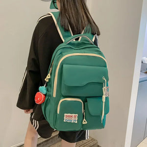 Japanese Style Student Schoolbag Lightweight Large Capacity Backpack