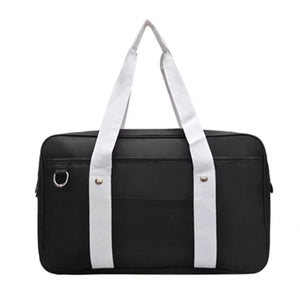 Solid Japanese Handbags Oxford Travel Bag Square Unisex Shoulder Bags
