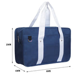 Solid Japanese Handbags Oxford Travel Bag Square Unisex Shoulder Bags